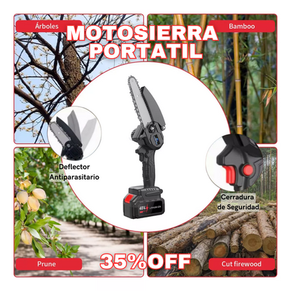 Motosierra Recargable Electrica Import 35% OFF